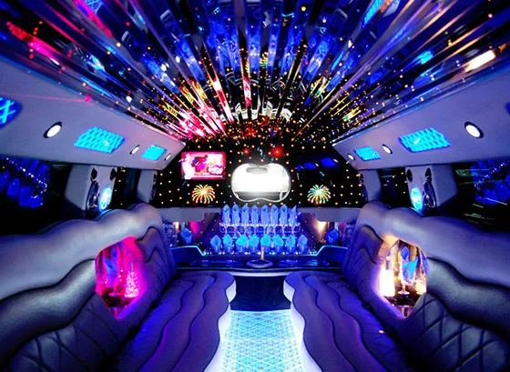 Large group party bus rental for group events and celebrations.