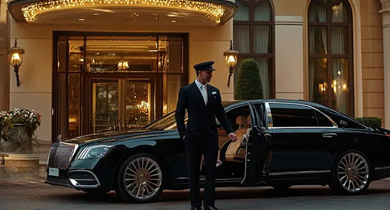 Chauffeur service for business travel in Richmond.